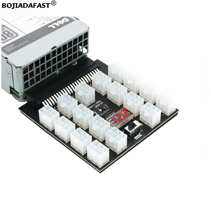 17 * PCI-E 6 Pinli Bağlantı No - 2400W Server Psu Breakout Board incelemesi ve fiyatı